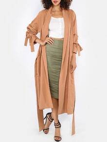 Brown Long Sleeve Outerwear