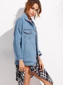 Blue Boyfriend Denim Jacket