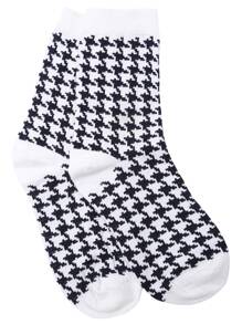 Plover Case Print White Sock