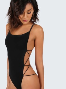 Strappy Backless Bodysuit