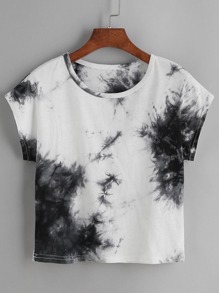 Color Block Tie Dye T-shirt