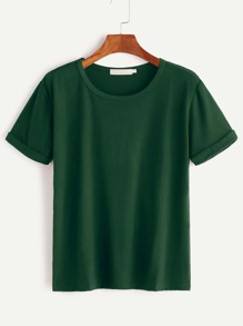 Rolled Cuff Tee
